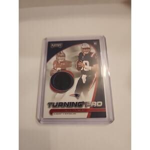 2021 Playoff Turning Pro Relic #TP-MJO Mac Jones - New England Patriots